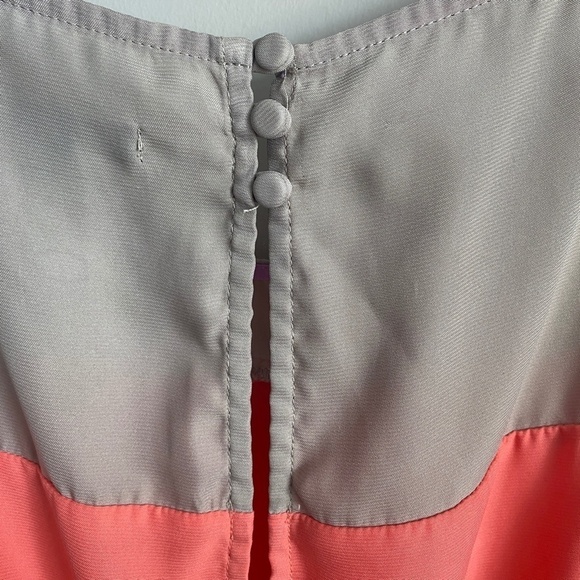 American Eagle Outfitters Pastel‎ Rainbow Sleeveless Pleated Dress Size Medium - Picture 4 of 15